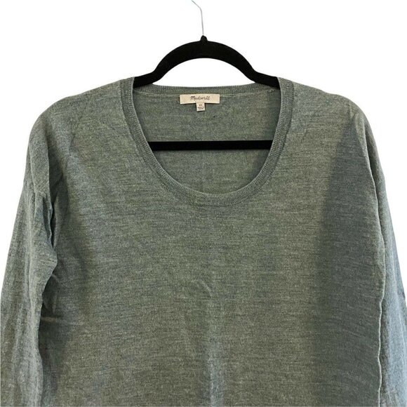 Madewell Northlight Merino wool pullover hi low sweater style F5570 Women's XS - Picture 2 of 7